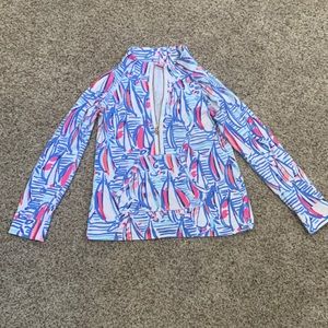Lilly Pulitzer 1/4 Zip Sweatshirt